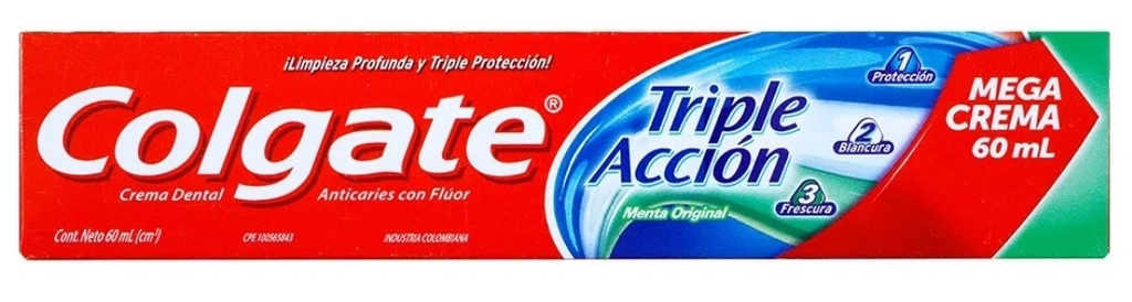 COLGATE CREMA DENTAL TRIPLE ACCION 144*60
