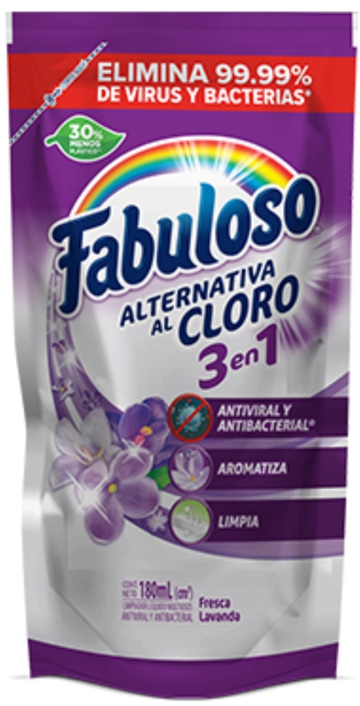 FABULOSO LIMPIA PISO DP ALT CLO LAVANDA 72*180ml