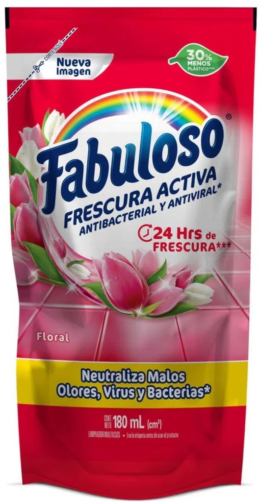 FABULOSO LIMPIA PISO DP FLORAL 72*180cm