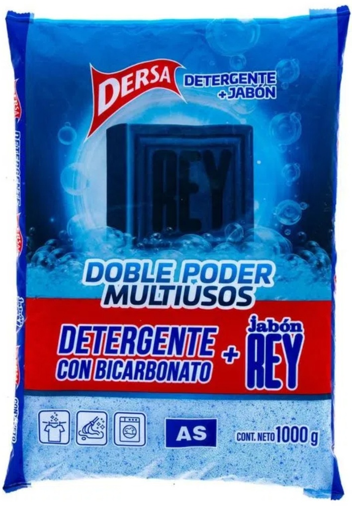 DERSA AS DETERGENTE BICARB+JAB REY 20*1000gr