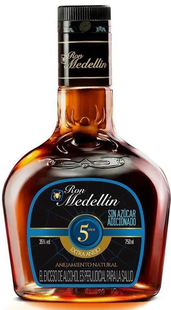 RON MEDELLIN 5 ANHO EXTRANEJO 12*750ml