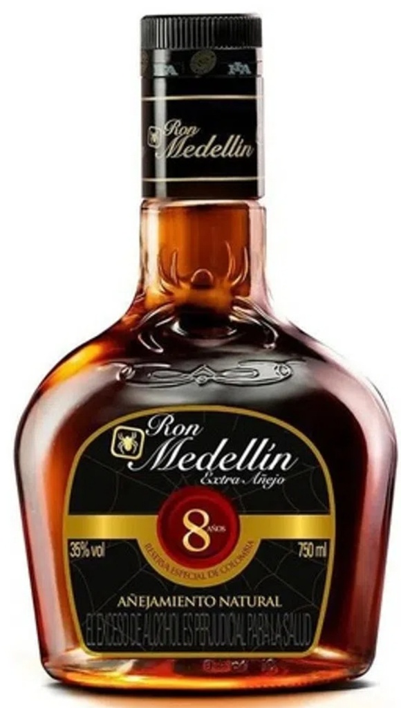 RON MEDELLIN 8 ANOS EXTRA ANEJO 12*750ml