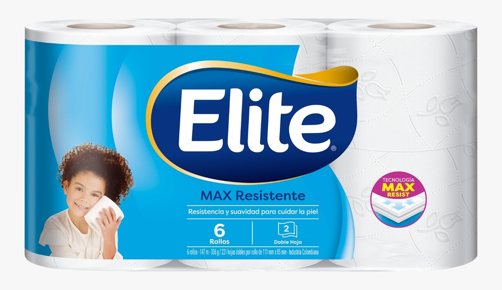 ELITE PH MAX RESISTENTE AZUL 8*6UND