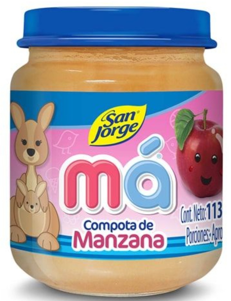 SAN JORGE COMPOTA MANZANA 24*113g