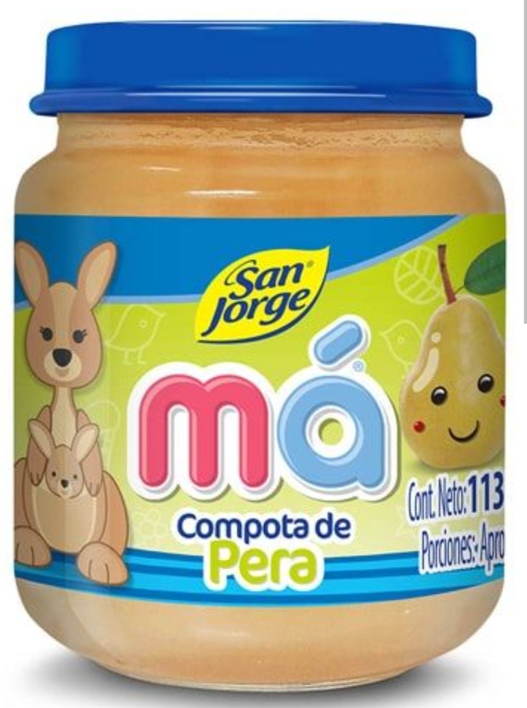 SAN JORGE COMPOTA PERA 24*113g