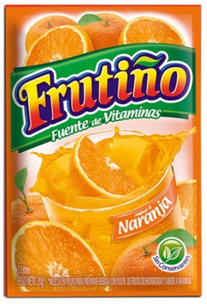 FRUTIÑO REFRESCO NARANJA 2L 24*20*10gr