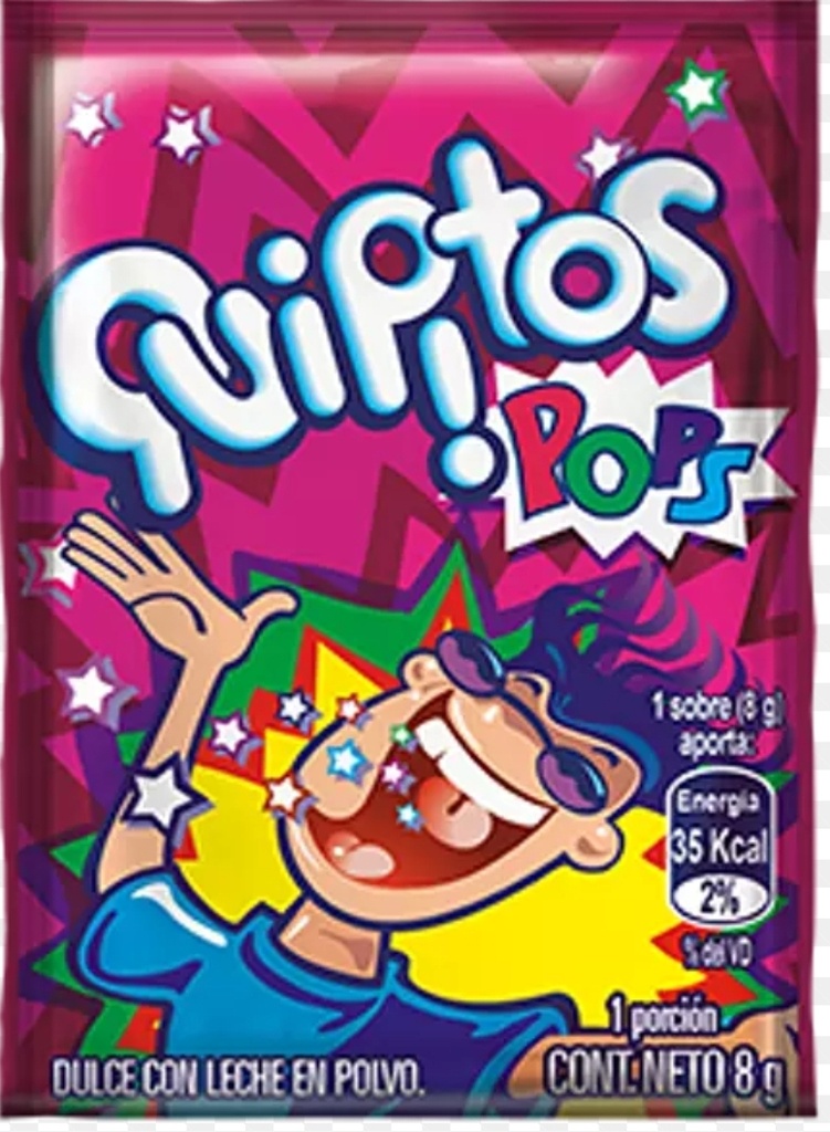 QUIPITOS POPS 24*24*8gr