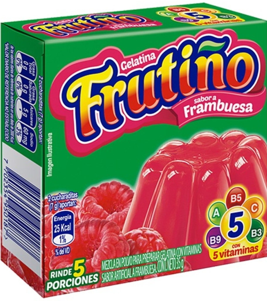 FRUTIÑO GELATINA FRAMBUESA 48*40