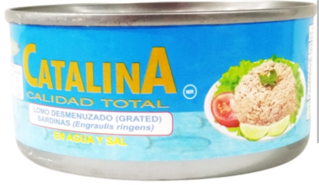CATALINA ATUN RALLADO EN AGUA 48*170