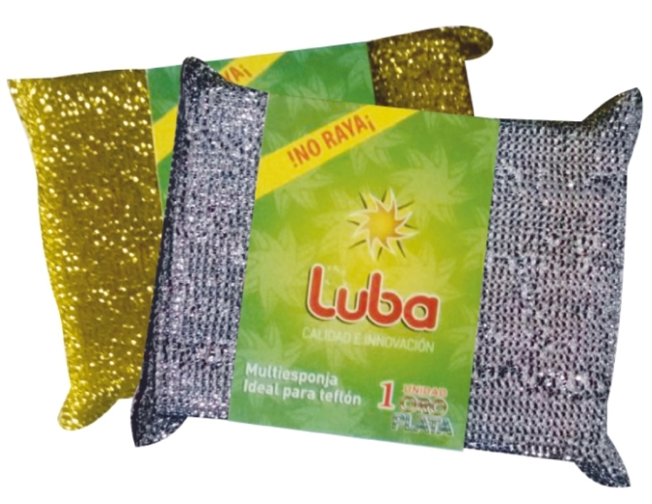 LUBA ESPONJA ORO PLATA144*12
