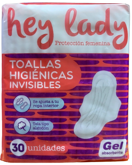 HEY LADY TOA HIG INVISIBLE 24*30