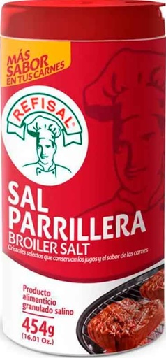[0106042] REFISAL SAL PARRILLERA BARRIL 12*454g