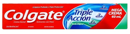 [1301064] COLGATE CREMA DENTAL TRIPLE ACCION 144*60