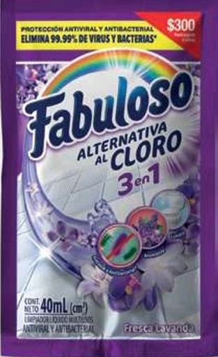 [1203172] FABULOSO LIMPIA PISO SCH ALT CLORO LAVANDA 28*12*40ml