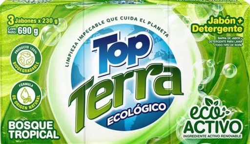 [01206017] TOP TERRA JABON ECOLOGICO 16*3*250