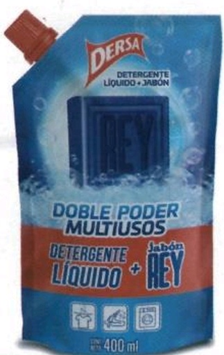 [01202077] DERSA DETERGENTE LIQUIDO DP +JAB REY DP 24*400