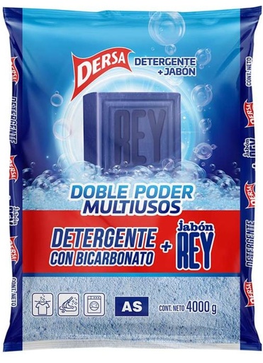 [01212100] DERSA AS DETERGENTE BICARB+JAB REY 96*125gr
