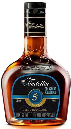 [0603027] RON MEDELLIN 5 ANHO EXTRANEJO 12*750ml