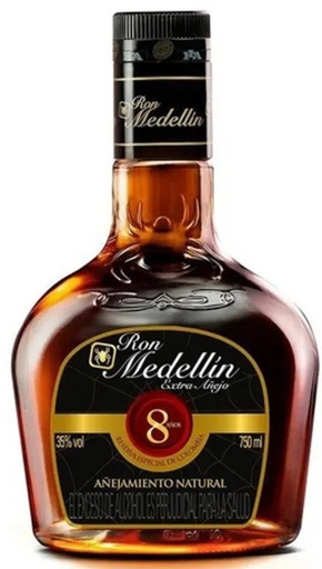 [0603005] RON MEDELLIN 8 ANOS EXTRA ANEJO 12*750ml