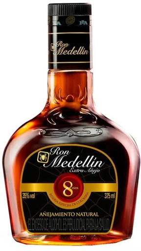 [0603002] RON MEDELLIN EXTRA ANEJO 8 ANHOS 20*375
