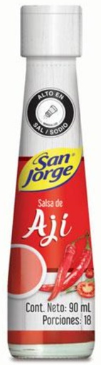 [626650] SAN JORGE SALSA DE AJI PET 12*90ml