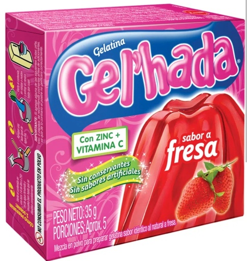 [050333] GELHADA GELATINA FRESA 48*35gr
