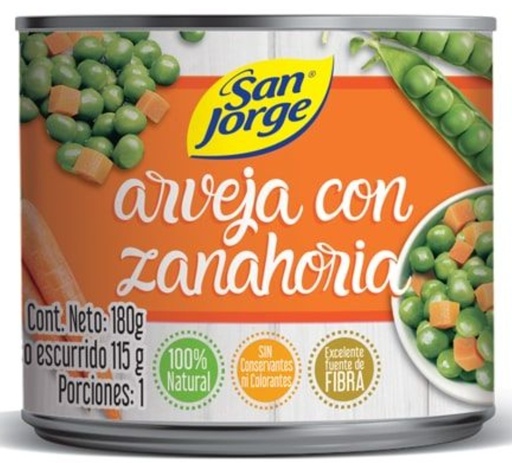 [059769] SAN JORGE ARVEJA ZANAHORIA 48*180gr