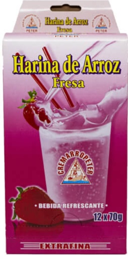 [1506111] PETER CREMA DE ARROZ FRESA 12*12*70gr