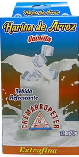 [1506121] HARINA DE ARROZ VAINILLA 12*12*70gr
