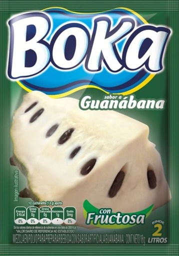 [19171531] BOKA REFRESCO GUANABANA 2L 24*10*18gr