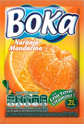 [19171529] BOKA REFRESCO MANDARINA 2L 24*10*18gr