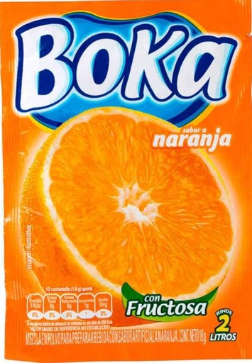 [19171533] BOKA REFRESCO NARANJA 2L  24*10*18gr