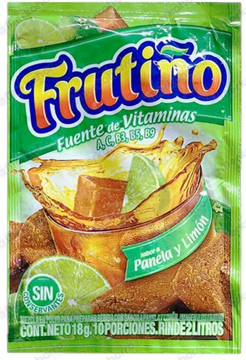 [19010353] FRUTIÑO REFRESCO PANELA LIMON 24*20*10gr