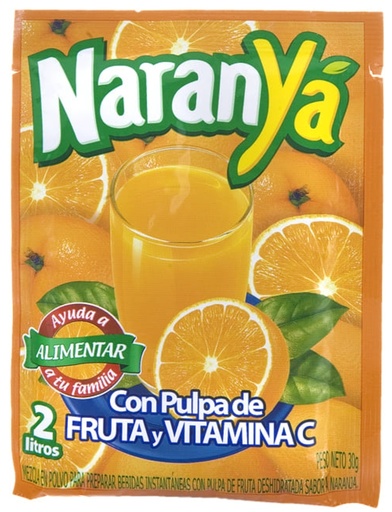 [19100110] FAMILIAYA REFRESCO NARANYA 2L 8*8UND
