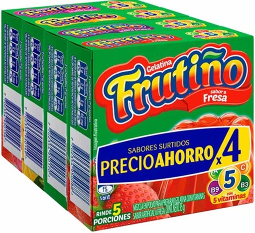 [01040187] FRUTIÑO GELATINA SURT 12*4*40gr