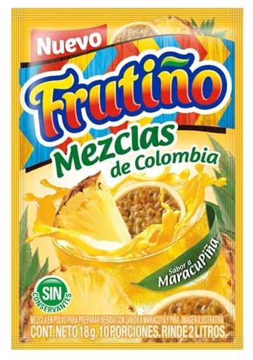 [19010351] FRUTIÑO REFRESCO MARAC-PINA 2L  24*20*10gr