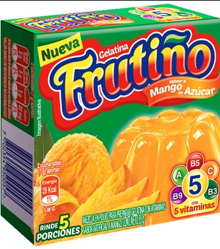 [19040233] FRUTIÑO GELATINA MANGO 48*40gr
