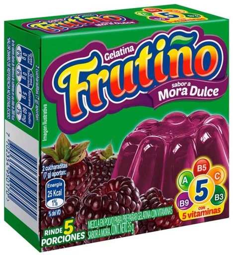 [19040243] FRUTIÑO GELATINA MORA DULCE 48*40gr