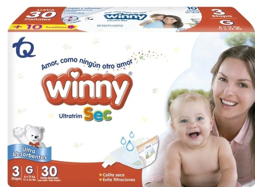 [1307140] WINNY PANAL ET 3 8*30 GTS TOALLA HUM