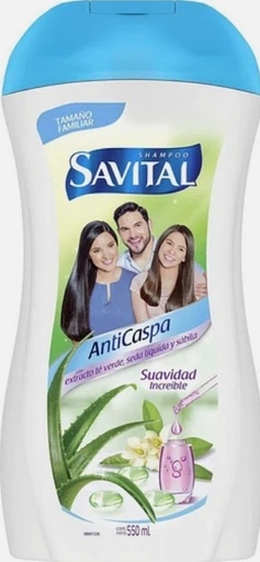 [68871342] SAVITAL SH ANTICASPA TE Y SEDA 12*550ml