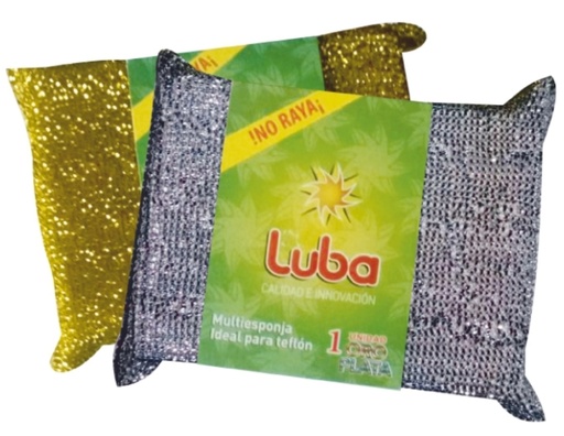 [1207060] LUBA ESPONJA ORO PLATA144*12