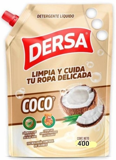 [01206090] DERSA DETERGENTE LIQUIDO DP COCO 24*400ml