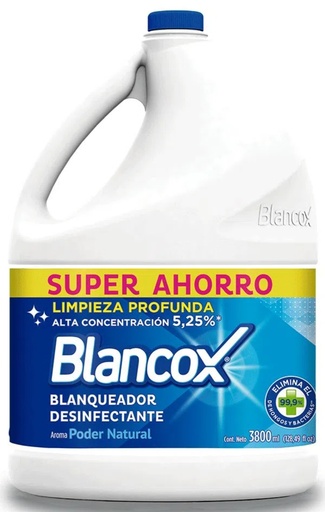 [100340079] BLANCOX BLANQ PODER NAT 4*3800ml  P ESPECIAL